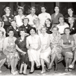 Group photos of Ravensbrück survivors at “The Hay”